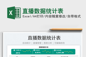 2022直播數(shù)據(jù)統(tǒng)計(jì)表免費(fèi)下載