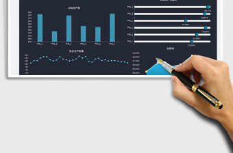 2022月度生產(chǎn)進(jìn)度表-可視化圖表免費(fèi)下載