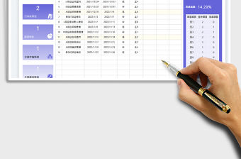 2022工作規(guī)劃表-項目人員分工表免費下載