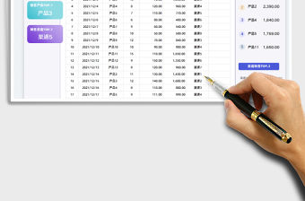 2022銷售明細表免費下載