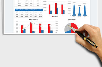 2022年度季度收支利潤分析表免費下載