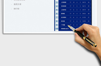 2022中超聯(lián)賽積分榜（自動(dòng)生成）免費(fèi)下載