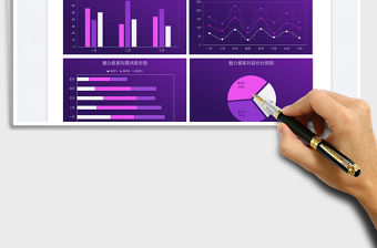 2022魅力紫系列圖表免費下載