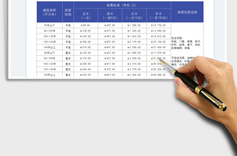 2022家政保洁报价单免费下载