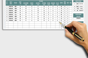 2022班級檢查評分表免費下載