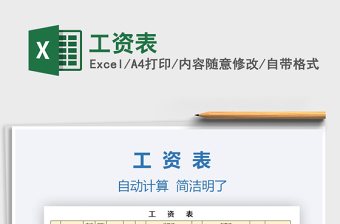 2022工資表免費下載