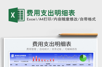2022費(fèi)用支出明細(xì)表免費(fèi)下載