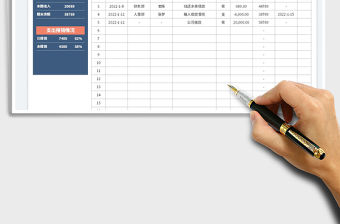 2022備用金收支明細表免費下載