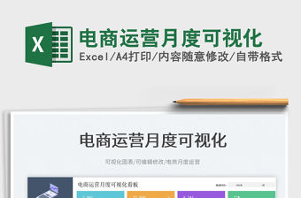 2022電商運營月度可視化免費下載