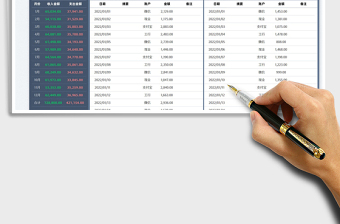2022出納收支明細(xì)表免費(fèi)下載