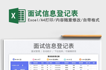 2022行政面试信息登记表