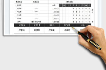 2022費用報銷申請單免費下載