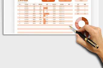 2022工作計(jì)劃表免費(fèi)下載