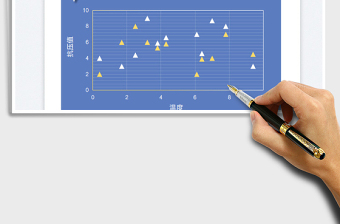 2022简约散点图免费下载