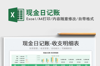 2022現(xiàn)金日記賬免費下載