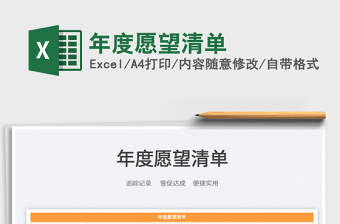 2022年度愿望清單免費(fèi)下載