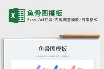 2022魚骨圖模板免費(fèi)下載
