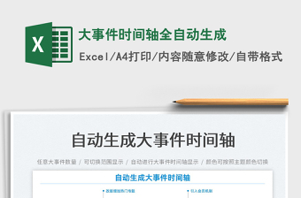 2022大事件時(shí)間軸全自動(dòng)生成免費(fèi)下載