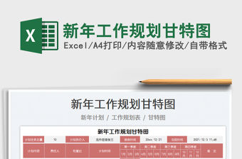 2022新年工作規(guī)劃甘特圖免費(fèi)下載