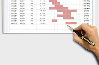 2022新年工作規(guī)劃甘特圖免費(fèi)下載