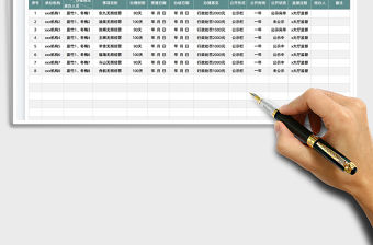 2022重要行政權力動態運行情況登記表免費下載