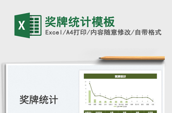 2022獎牌統(tǒng)計模板免費下載