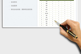 2022獎牌統(tǒng)計模板免費下載