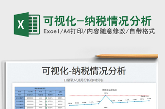 2022可視化-納稅情況分析免費(fèi)下載