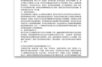 大學(xué)生社會實(shí)踐實(shí)習(xí)總結(jié)報告精選例文