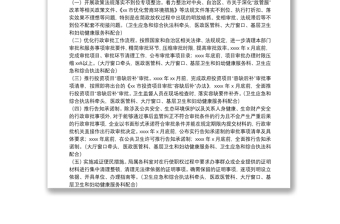 市衛(wèi)生和計(jì)劃生育局優(yōu)化營(yíng)商環(huán)境工作方案
