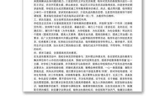 2021年學(xué)校黨支部黨建工作半年總結(jié)