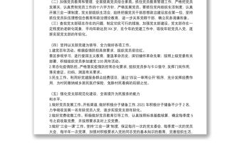 黨支部年度工作計劃范文范本