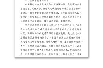 中心組學習研討發言：爭做新時代理論學習排頭兵