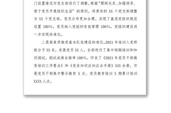 黨組織標準化規范化建設“回頭看”工作開展情況總結