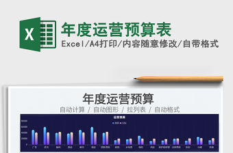 2022年度運營預算表免費下載