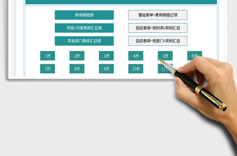 2022財務報表-年度費用明細賬免費下載