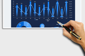 2022全年銷售收入統計分析表免費下載