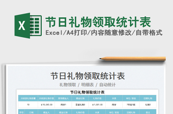 2022節(jié)日禮物領(lǐng)取統(tǒng)計(jì)表免費(fèi)下載