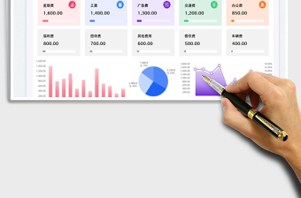 2022费用报销支出数据统计明细表免费下载