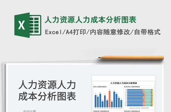 2022人力資源人力成本分析圖表免費下載