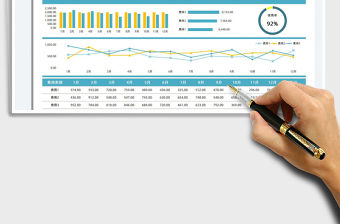 2022年度費用預算分析表免費下載