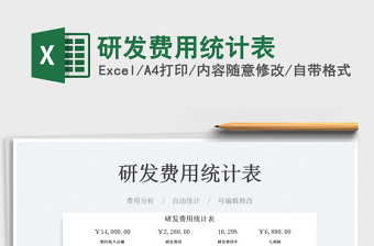 2022研發(fā)費(fèi)用統(tǒng)計(jì)表免費(fèi)下載