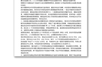 財(cái)政支出績效運(yùn)行監(jiān)控報(bào)告