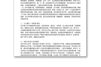一崗雙責報告