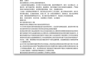 審計(jì)進(jìn)駐表態(tài)發(fā)言3篇