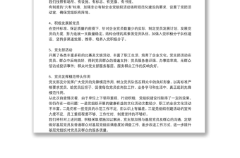 星級黨支部自查自評報告3篇