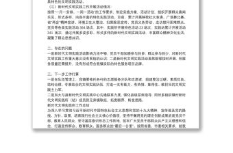 新時代文明實踐所工作總結3篇
