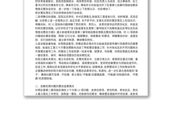 關(guān)于對評議反饋意見整改落實情況的報告