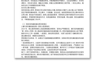 領導干部2021年度個人述責述廉報告3篇