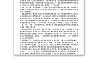 **村發(fā)展集體經(jīng)濟可行性報告三篇